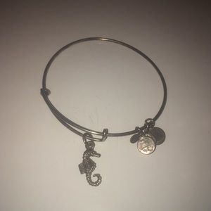 Alex and Ani Silver Seahorse Bracelet
